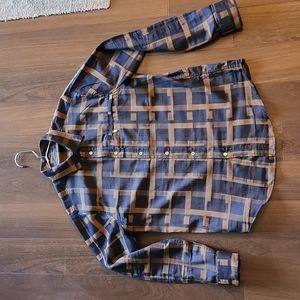 Sean John Long Sleeve Button Down Shirt. Size L. Reg Fit